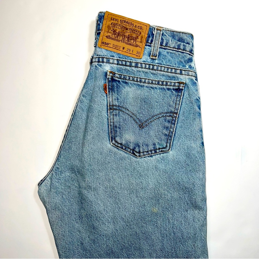 VINTAGE LEVIS 550 ORANGE TAB Denim Jeans Size 29 Waist